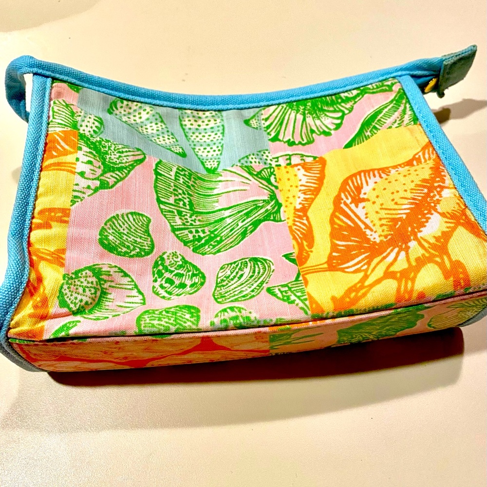 Lilly Pulitzer original small makeup bag GUC multi